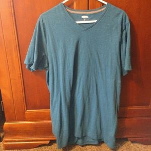 Old Navy soft wash XL tall v-neck green T